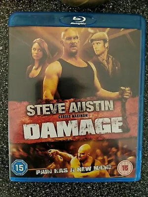 Damage (Stone Cold Steve Austin Action UK Blu-ray Like New) • £3.40