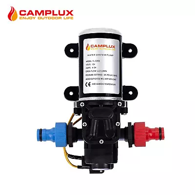 Camplux 5L Tankless Water Heater W/6L Pump Instant Hot Outdoor RV Camping Shower • $47.49