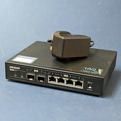 QNAP QSW-2104-2S - 2x 10GbE SFP+ 4x 2.5GbE Multi-Gigabit Network Switch Nbase-T • £129.99