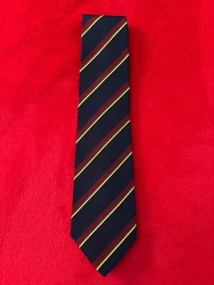 Atkinsons Irish Poplin Royal Marines Tie 50/50 Wool/Silk 3.5x58 Woven In Ireland • $89