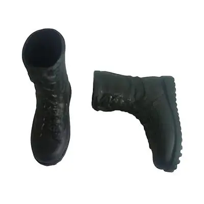 1:6 Scale Soldier Shoes Combat Boots Formal Lace Up Combat Ankle Boots Desert • £5.80