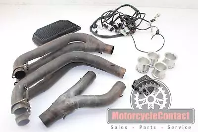 05-06 GSXR 1000 HEADER PIPES MANIFOLD AFTERMARKET ZFI ECU ALUMINUM STACKS 50mm • $339.57