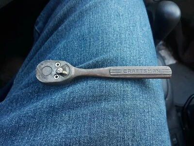 $24.99 • Buy Vintage  Craftsman 1/4  Drive PARTS Ratchet =V= Oil Port Made In USA