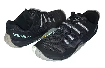 Merrell 7 US Women's Trail Glove 6 Barefoot Trail Running Athletic Shoes Black • $49.40