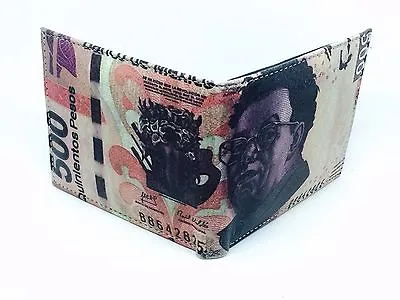  500 Pesos Mexican Money Print Bi-Fold Leather Men's Wallet • $9.99