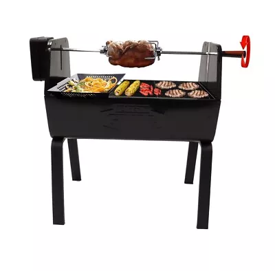 Expert Grill Charcoal Portable Rotisserie BBQ-Small Dent-Unused-Looks Good • $14.88