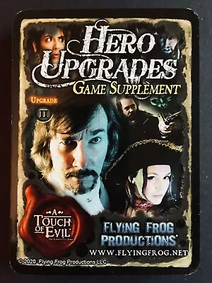 A Touch Of Evil Hero Upgrades Game Supplement Card Pack From Flying Frog NEW • $34.95