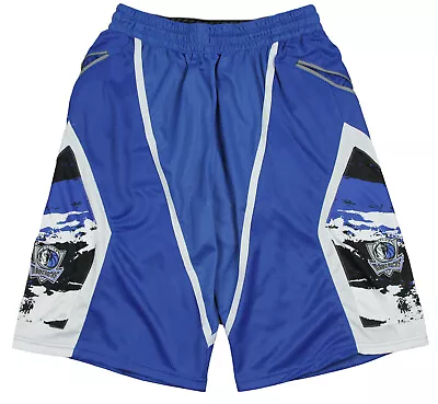 Zipway NBA Basketball Men's Dallas Mavericks Paint Splash Basketball Shorts • $19.99