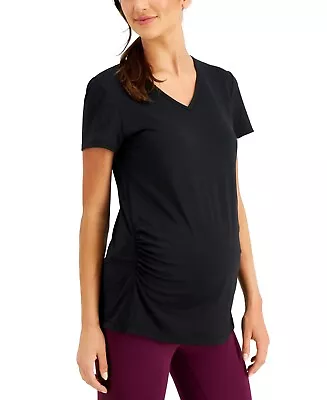 MSRP $30 Id Ideology Maternity T-Shirt Black Size Large • $19.79