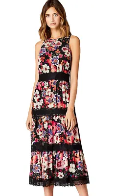 Designer- Truth & Fable Stunning  Floral Lace Tiered Party Dress Nwt  • $29