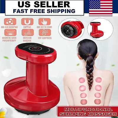 $12.89 • Buy Electric Cupping Massage Suction Vacuum Scraping Therapy Machine Slim Gua Sha