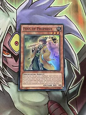 CBLZ-EN035 Fool Of Prophecy Super Rare UNL Edition NM Yugioh Card • £2.45