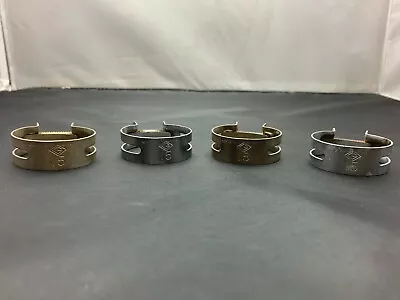 4pc Aircraft Military Vintage HOSE CLAMPS WWII 1 1/4  Stainless Steel • $15.99