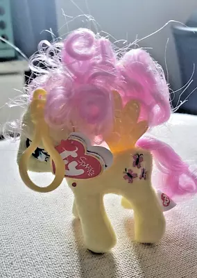 Ty Original Beanie Babies My Little Pony Fluttershy 5  Backpack Keychain • $8