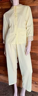 Vintage Milco Yellow Size 36 Pajama Set   #10914 • $29.95