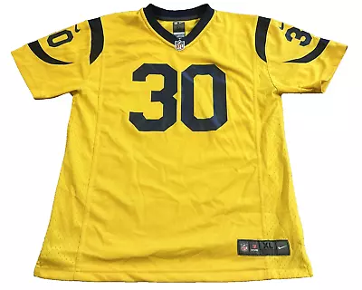 Nike On Field NFL Youth XL Los Angeles Rams #30 Todd Gurley Throwback Jersey • $54.99