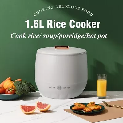 $34 • Buy 1.6L Multifunctional Rice Cooker Electric Multicooker Hot Pot Porridge Stew Pot