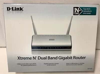 D-Link DIR-825 Xtreme N+300 Dual Band Gigabit Wi-Fi Internet Router 300Mbps • $47.45