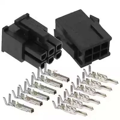 Molex 6-Pin Black Connector AWG Pin Mini-Fit Jr (20 Set) 40 Total • $45.88