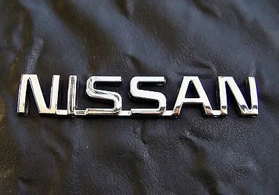 NISSAN SCRIPT Suit Nissan Badge Plastic Emblem NEW 120mm • $14.95