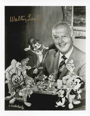 Walter Lantz - Photograph Signed • $220