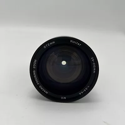 Vivitar 28-210mm 3.5-5.6 Pentax K Mount Telewide Zoom Lens Tested Working • $20