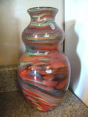 $375 • Buy Fenton Limited Dave Fetty Crayon Vase