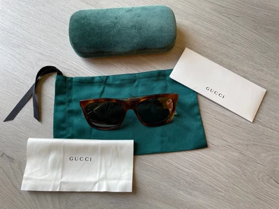 $350 • Buy Gucci GG0558S 003 Havana Unisex Sunglasses - Made In Italy