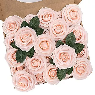 Artificial Flowers 25Pcs Fake Flowers Roses Perfect For DIY Wedding Bouquets ... • $22.32