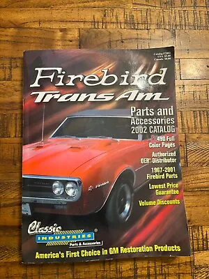 $20 • Buy Firebird Trans Am Parts And Accessories Catalog