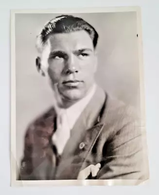 1930 Studio Portrait Max Schmeling Pacific & Atlantic Photo Sharkey Fight + • $50