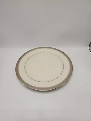 Mikasa  Palatial Platinum   10 3/4 Inch Dinner Plate - Mint Condition • $25.60