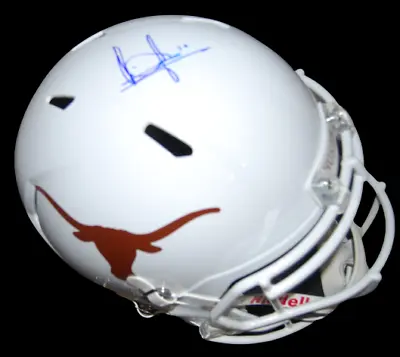 VINCE YOUNG Signed (TEXAS LONGHORNS) F/S Football Helmet BECKETT BAS BG93632 • $225