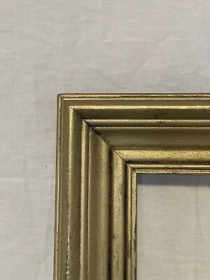 VINTAGE FITS 12”x16” GOLD GILT ARTS AND CRAFTS MODERNIST PICTURE FRAME • $69.99