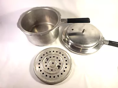 Vintage Mirro Aluminum 4QT Pressure Cooker  394M USA No Jigger • $27