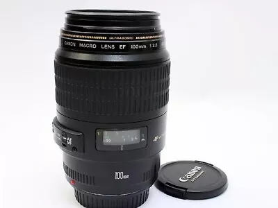 Canon EF 100mm F2.8 Macro USM Telephoto Prime Lens 1:1 Excellent From Japan • $700.34