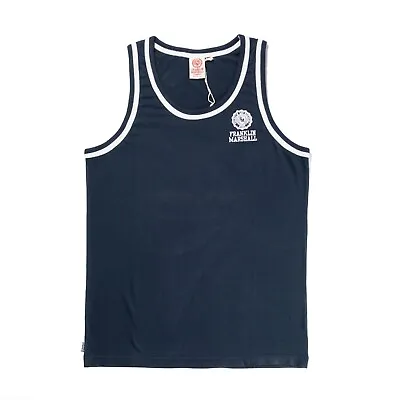 £11.99 • Buy Authentic Franklin And Marshall Navy Blue Chest Crest Tank Top Vest BNWT CB2