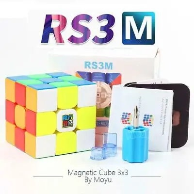 $10.49 • Buy MoYu New RS3M Magnetic 3x3x3 Top Speed Magic Cube Professional Puzzle Toys