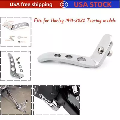 Motorcycle Chrome Foot Pedal Stand Kickstand Extension For Harley CVO Touring US • $10.37