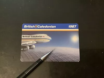 British Caledonian/BCAL Pocket Calendar 1987 • £2.99