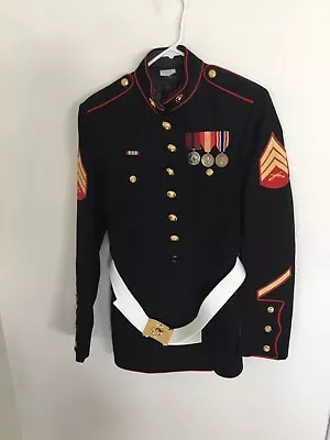 Marine Corps Dress Blue Tunic (jacket) With Medals • $100