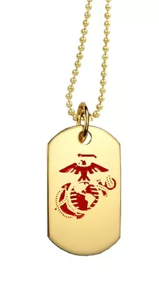 Military US Marines Ladies EGA  Dog Tag Or Key Chain New Engravable  • $8.99