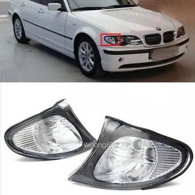 £27.67 • Buy For BMW 3 Series E46 2002-05 Front Indicator Turn Signal Corner Light Lamp PAIR