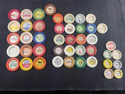 Vintage Milk Bottle Caps 44 Unique Variety • $19.99