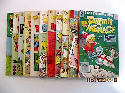 Lot Of (11) Dennis The Menace Comic Books:  In Hawaii In Hollywood And  More • $32