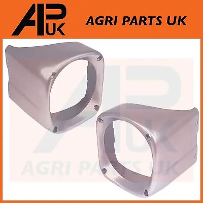 Pair Headlight Light Cowl Cover For Massey Ferguson 135 148 165 175 185 Tractor • £18.95