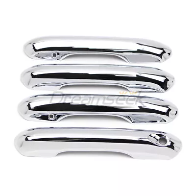 For Ford Explorer 2020 2021 2022 Door Handle Cover Chrome Molding Trim W/ Smart • $30.99