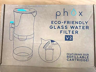 £23 • Buy Phox V2 Water Filter | 2.2L Glass Water Filter Jug.