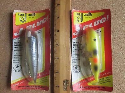 Lot 795 - 2 - Vtg Luhr Jensen J-Plug Trolling Fishing Size 3 NIB • $14