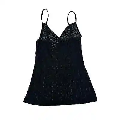 Divided H&M Women's 2 Black Lace Sleeveless Top W/ Adjustable Spaghetti Straps • $7